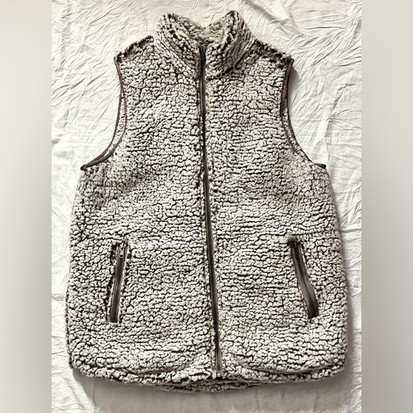 Thread & Supply Jackets & Blazers - Thread + Supply Women’s Sherpa Fleece Vest Size Medium
